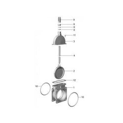 6” Light Housing Double Flange ART 7 valve