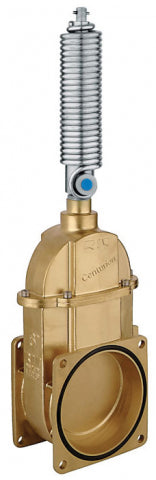RIV 6" Double flange valve c/w ram & spring